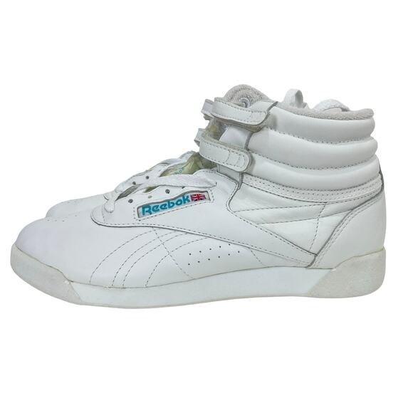 Vintage Y2K Reebok Freestyle Hi Tops – White, Size 8, New in Box - Picture 4 of 8